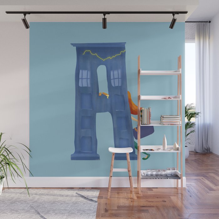 A for Amy Pond Wall Mural