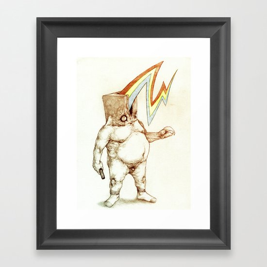 The Fatman Framed Art Print