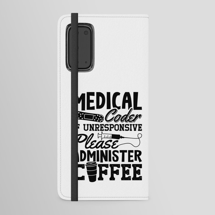 Medical Coder Coffee Assistant ICD Coding Gift Android Wallet Case