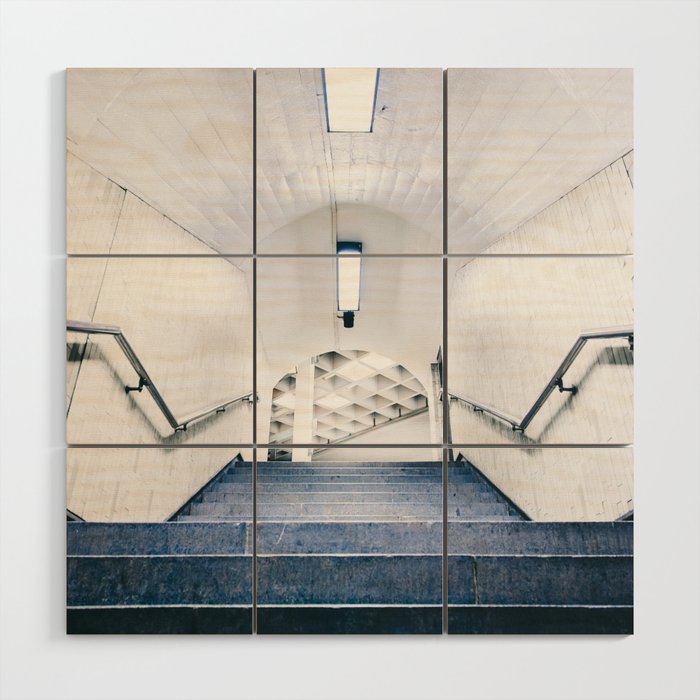 Montreal Subway Metro De Montreal Wood Wall Art By Simonsaroche Society6