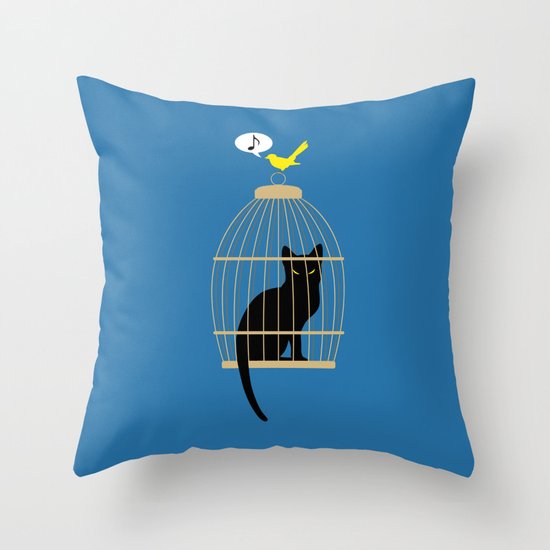 Revenge is Tweet Throw Pillow