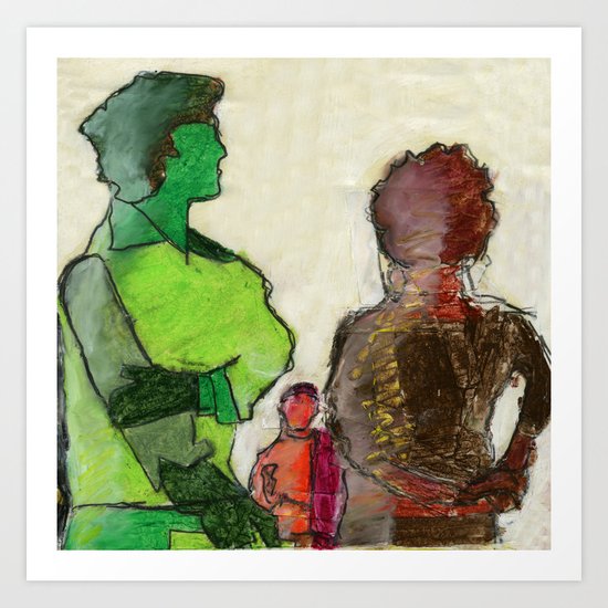 Bus Stop Art Print