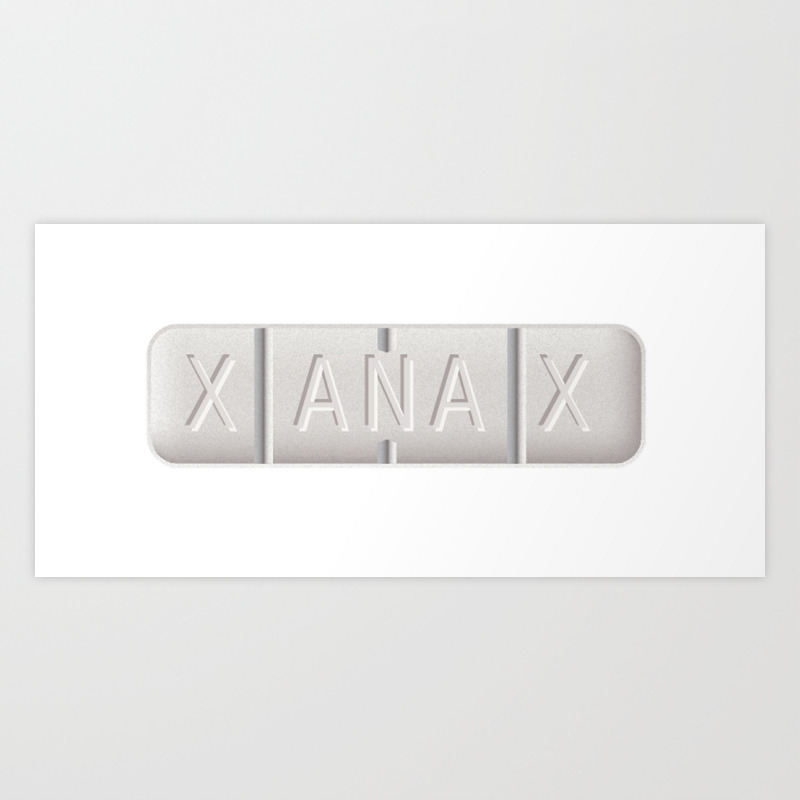 Wallpaper Xanax Bar Art Print By Alexnolasco Society6 For iPhone