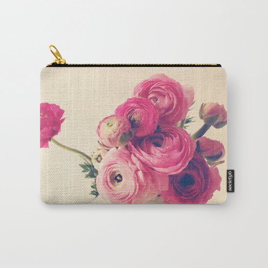 Cottage Flowers Carry-All Pouch