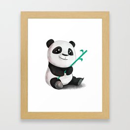 Baby Panda Framed Art Print