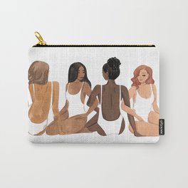 Together Carry-All Pouch | Race, Tones, Diversity, Women, Fashion, Together, Races, Diverse, Equality, Skin 