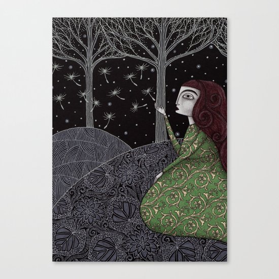 My Winter Stars Canvas Print