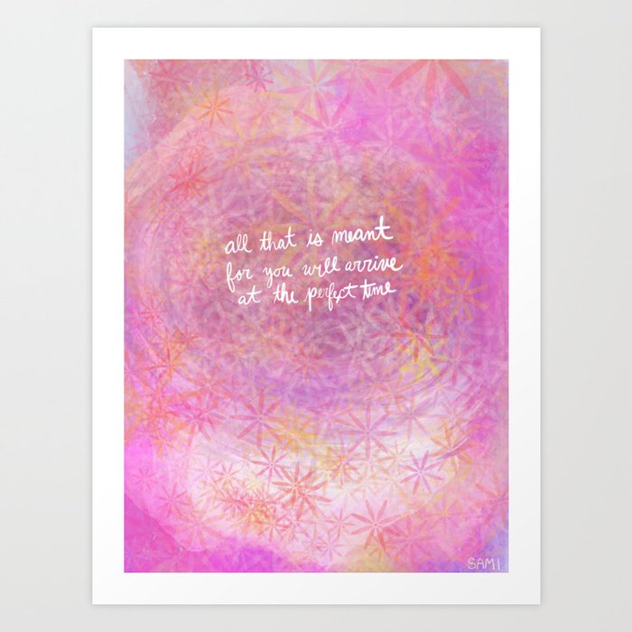 Meant for you Art Print