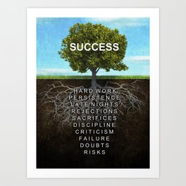 motivational decor print quote art gift poster Details about   success see your goal 
