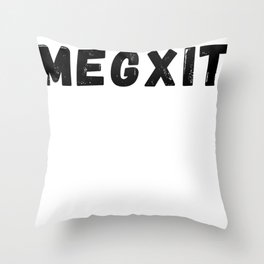 Megxit Meghan Markle Throw Pillow