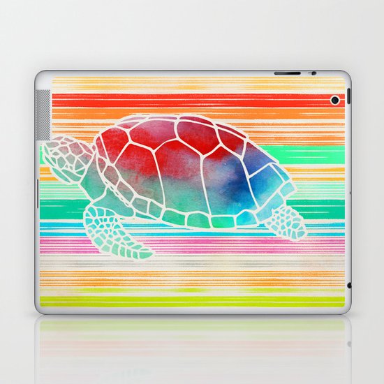Turtle Collage by Garima and Jacqueline Laptop & iPad Skin