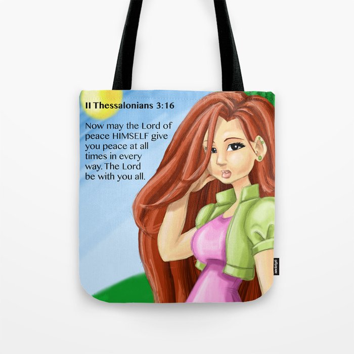 2 Thessalonians 3:16 Tote Bag