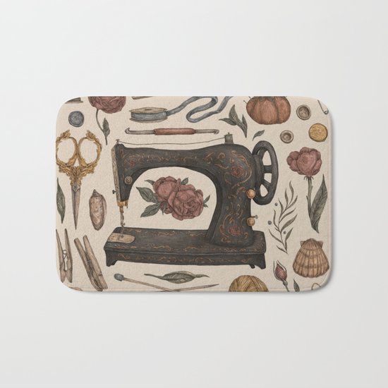 Sewing Collection Bath Mat