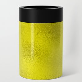 Yellow Neon Glass Foil Modern Collection Can Cooler