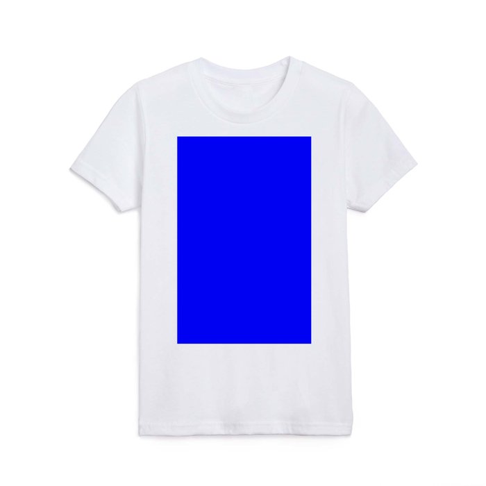 RGB Blue cobalt navy sapphire azure royal sea Kids T Shirt