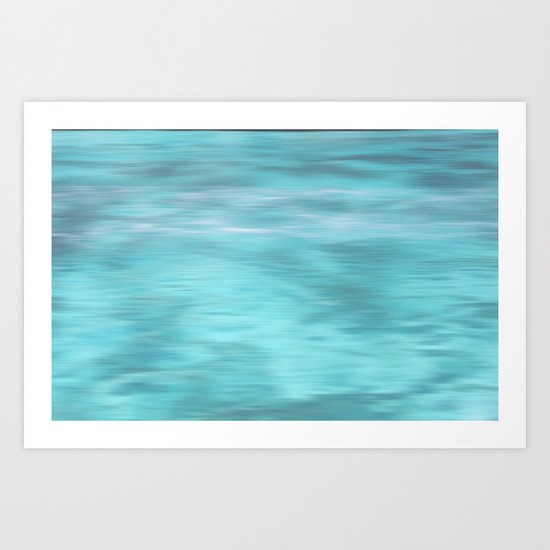 Sinking in your eyes Art Print