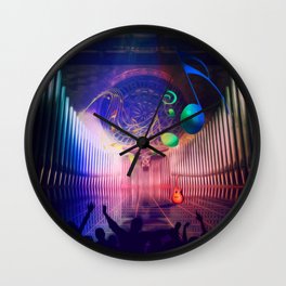 The Joy of Music for Musicians Digital Art  Wall Clock