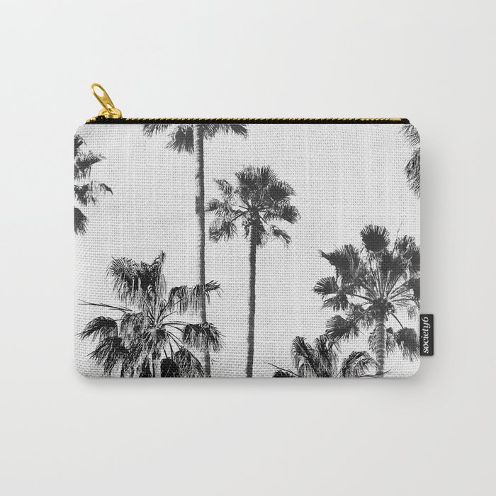 Black & White Palms 3 Carry-All Pouch