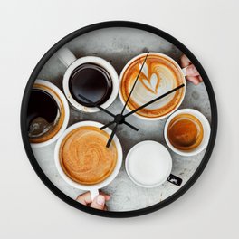 Cafe Wall Clock | Travel, Digital, Landscape, Love, Painting, Photo, Vector, Popart, Drawing, Abstract 