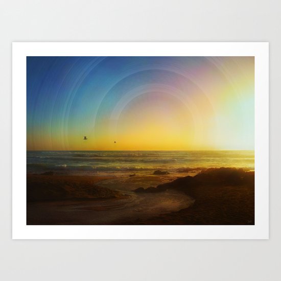 Birds Seeking Art Print