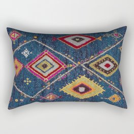 Heritage Moroccan Berber Rug Style Rectangular Pillow