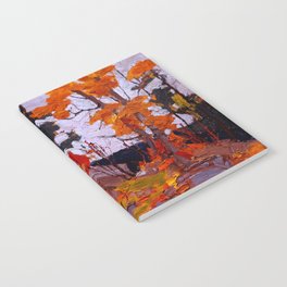 Tom Thomson - Autumn, Algonquin Park - Canada, Canadian Oil Painting - Group of Seven Notebook