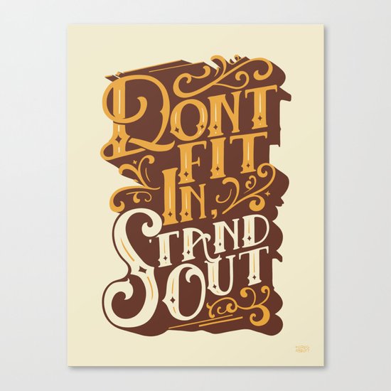 Stand Out Canvas Print