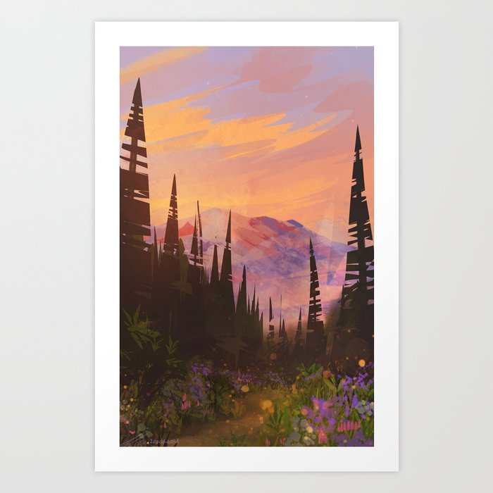 Through Art Print