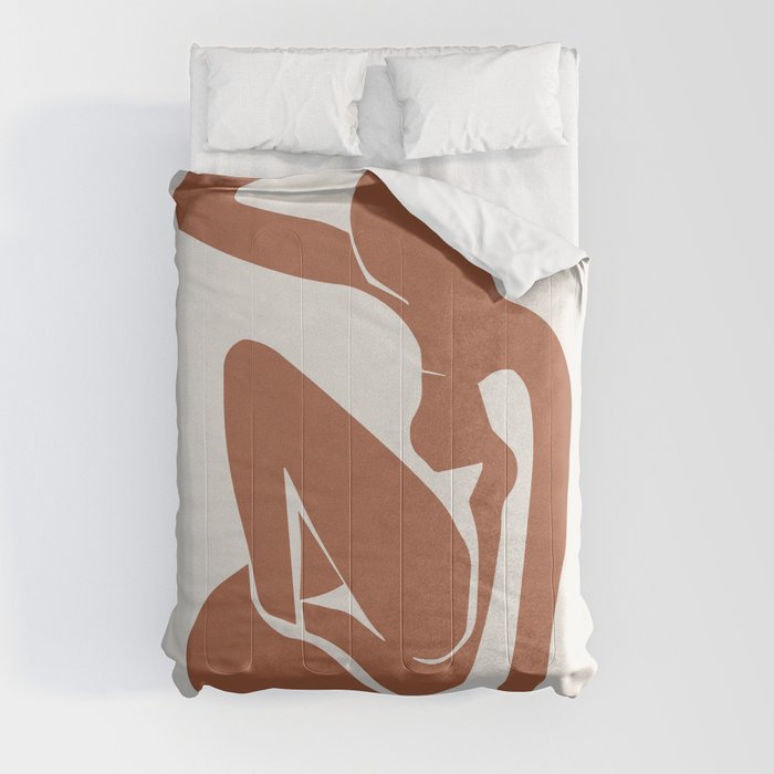 Matisse Woman Terracotta 1, Henri Matisse Abstract Art Decor Comforter