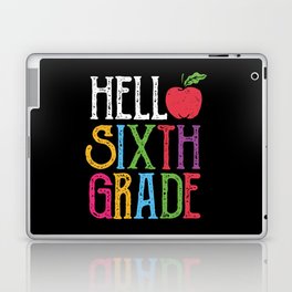 Hello Sixth Grade Back To School Laptop Skin