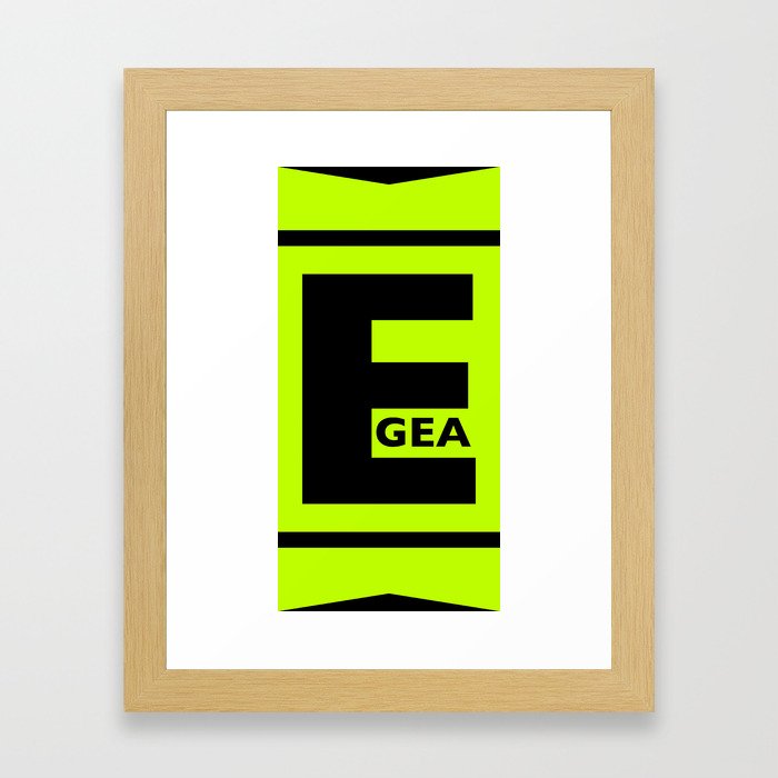 Official Egea Shoot Logo Framed Art Print