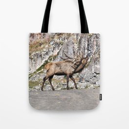 Wapiti Bugling: Bull Elk Tote Bag