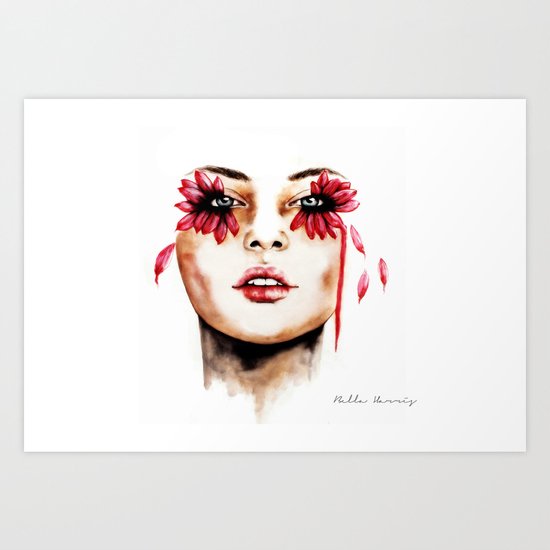 Cry Art Print