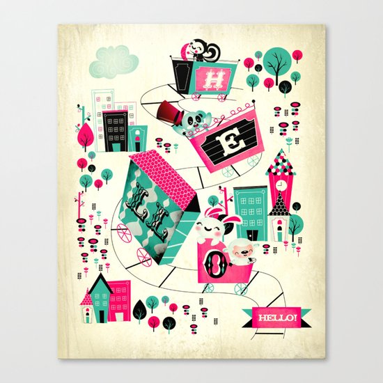 Hello! Canvas Print