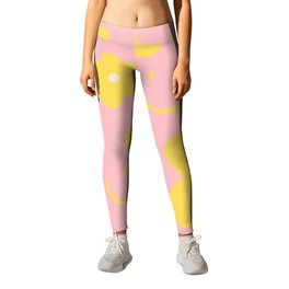IV Smiley Vintage Leggings | Graphic, Lifestyle, Designer, Illustrator, Abstract, Smiley, Graphicdesign, Vintage, Floating, All Over 