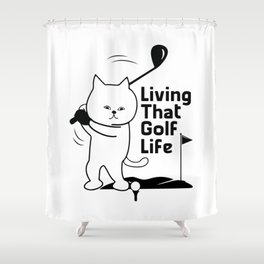 Golf Sport Shower Curtain