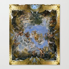 Palazzo Pitti (Florence) Ceiling Painting of the Sala Di Marte Canvas Print
