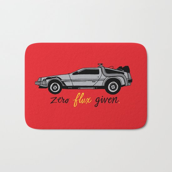 Zero Flux Given. Bath Mat