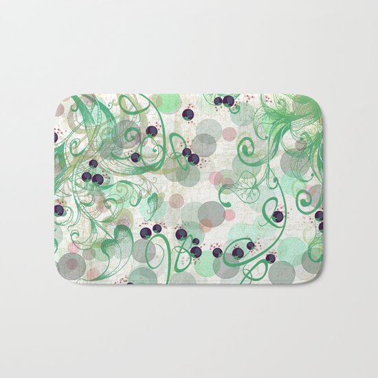 Blueberries Bath Mat