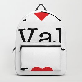 I Heart Vallejo, CA Backpack | Iheartvallejo, Typewriter, Heart, Ilovevallejo, White, Love, Red, Vallejo, Graphicdesign, California 