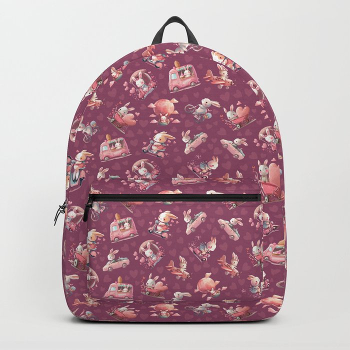 Bunnies with wheels Backpack