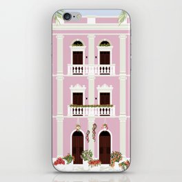 Puerto Rico Pink House iPhone Skin