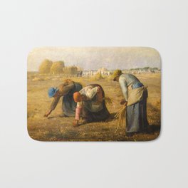 Jean-Francois Millet - The Gleaners Bath Mat | Rural, Glaneuses, Realist, Peasant, Des, France, Jean Francois, Gleaners, Harvest, Women 