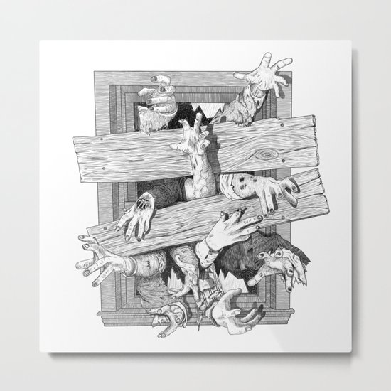 zombies Metal Print