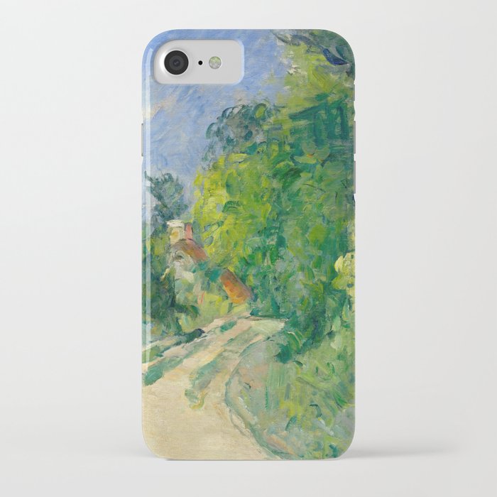 Bend in the Road through the Forest by Paul Cézanne iPhone Case