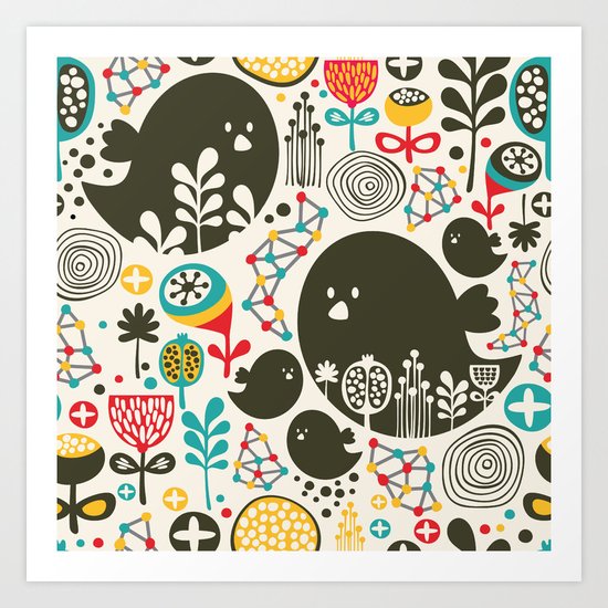 Big bird. Art Print