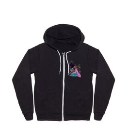 Let the night do the talking  Full Zip Hoodie