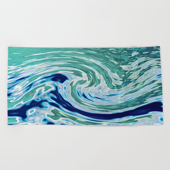 OCEAN ABSTRACT 2 Beach Towel