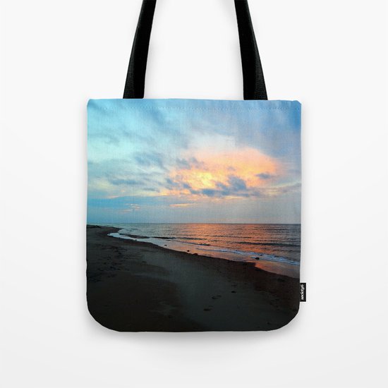 PEI Sandy Beach Sunset Tote Bag