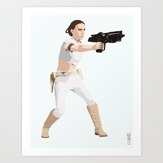 Padme of Star Wars Art Print